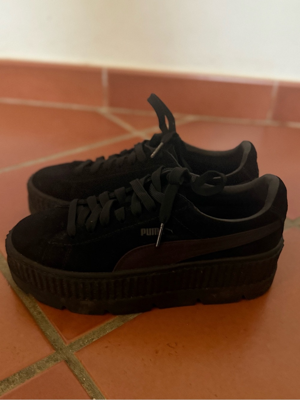 Fenty PUMA Women's Black Platform Sneakers